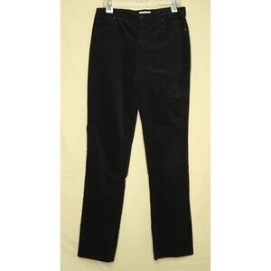 Juicy Couture Velvet Stiletto Jeans True Black High Rise Skinny Split Women's 30